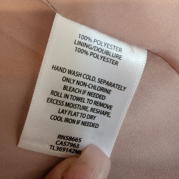 Leith sleeveless cardigan duster vest. Blush pink.  Size xs - Picture 12 of 14